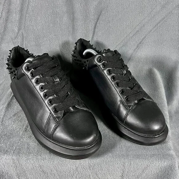 STEVE MADDEN mens sz 13 Black FROSTING Shoes SOLD OUT - Picture 1 of 8
